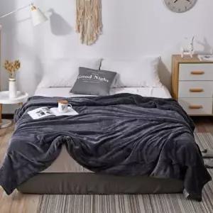 [오너클랜]사계절 차렵 차박 극세사 담요 이불 특대형 200x230 바이올렛(200x230)