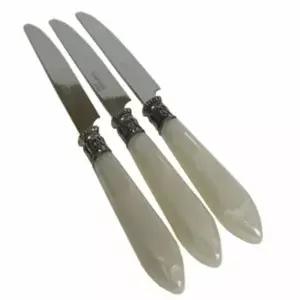 힘멜 CV86JM68 앤틱 디너 나이프 아이보리 3개 잼 버터 빵칼