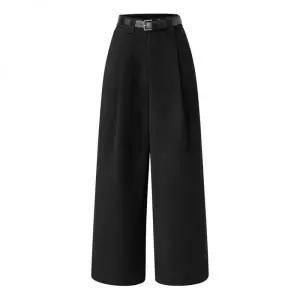 보니스팍스 와이드 핀턱 벨티드 기모 슬랙스 팬츠 (XP3TA018L0) 820463