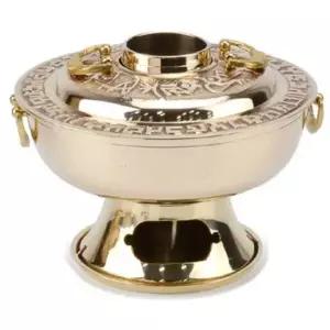 [셀러에이드]유기 놋그릇 유기그릇 유기신선로 소(17.5cm)SET