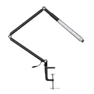 아이클 LED 스탠드 추천-블랙-책상 고정형/집게형 스탠드 사무실 학교 독서등 조명 수험생 선물세트