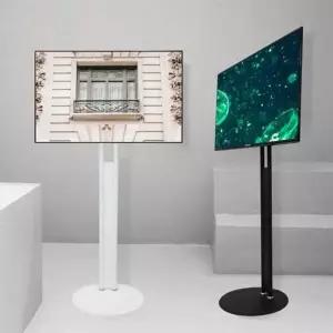 [에이치플러스몰]bns TV스탠드 거치대 TVS-43 거치대/받침대/이젤형/무타공/무빙