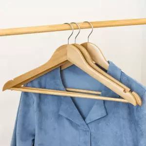하우릿 회전형 원목 옷걸이 20P 정장 아우터 상의 나무 옷걸이