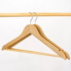 하우릿 회전형 원목 옷걸이 10P 정장 아우터 상의 나무 옷걸이