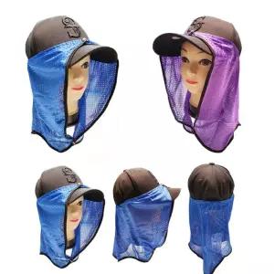 여행 캠핑 버튼 햇빛차단 낚시 햇빛가리개 등산 모자 캡 용 LW