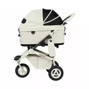 에어버기 돔3 프리미엄 아이보리화이트 L 강아지 유모차