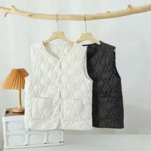 [하프클럽/]퀄팅 라이트웨이트 패딩조끼심플