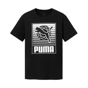 [하프클럽/푸마]푸마 그래픽1 B 반팔티 블랙 685803-01