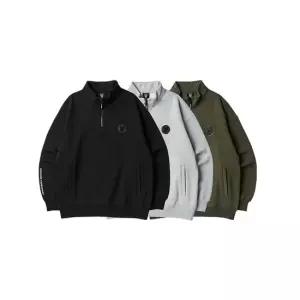 [라이프워크] 코인 와펜 반집업 맨투맨_LW224MT452