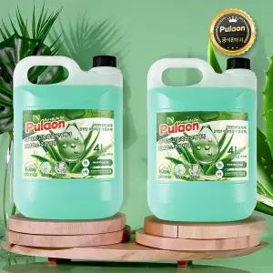 [퓨라온] 고농축 알로에베라 EM효소 주방세제 4L 1+1 (2개)