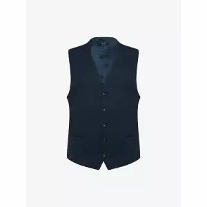 [하프클럽/지이크]울솔리드수트베스트네이비(VAH3003)