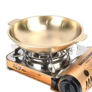 [골드스마일]유기 방짜유기 직화가능 놋그릇 업소용 소(27.7cm)