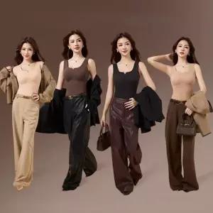 [다잇템]여자 슬리브리스 일체형 포인트 슬릿 브라탑