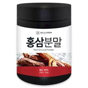 헬로우그린 국산 홍삼 분말 가루 250g(통) 