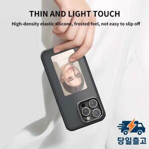 Eink 스크린 스마트 NFC Refesh 전화 케이스 IPhone 16 Pro Max DIY 백 디스플레이 보호 배터리 무료