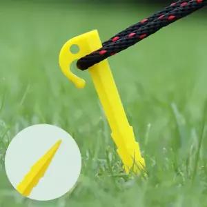 [셀러에이드]플라스틱 갈퀴형 지주핀 차박 말뚝 야외 지주팩 지주팩 고정못 경량