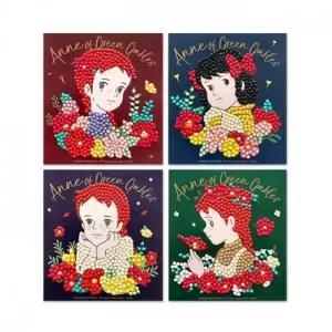 [셀러에이드]해피 메모리 스티커 보석십자수 아트 세트