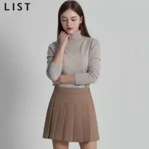 홀리데이 플리츠 스커트 레이어드 팬츠