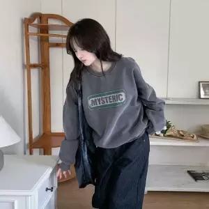 [다잇템] 여성 그런지 맨투맨 빅사이즈 U넥 티셔츠_23943347_588872