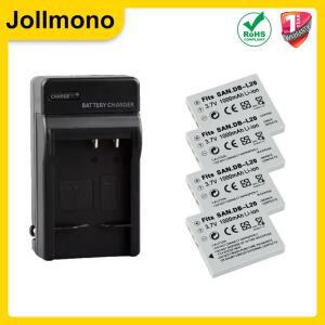 DB-L20 배터리 및 AC 충전기 Sanyo Xacti VPC-C4V CG9 CA6OR 용 4 개