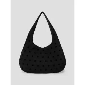 [에잇세컨즈] 도트 쇼퍼백  블랙 (3561D3AM15)