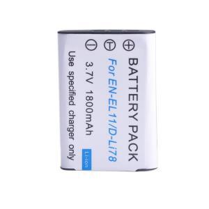 소니 액션 캠 HDR-AZ1VR 쿨픽스 S550 용 NP-BY1 EN-EL11 배터리 1800mAh