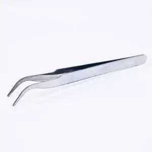 [VCMNR6J7]스티커 집게 정밀핀셋 네일집게 곡선형 대형
