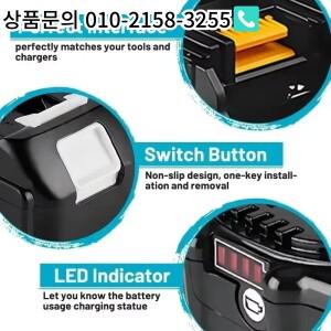 Makita 18V 6.0Ah 충전식 배터리 BL1830 전동 공구