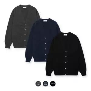 [국내매장 정품] 매너그램 GRADE A 퓨어 캐시미어100 가디건 3color 621981