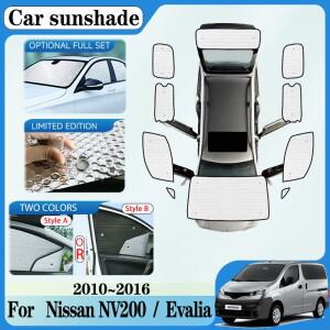 닛산 NV200 액세서리 용 자동차 선 바이저 NV Evalia Vanette ~ 스크린 창 차양 커버