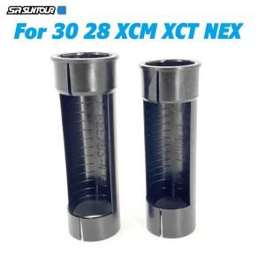 SR SUNTOUR XCM XCT 30mm XCE NEX 28mm 슬라이더 슬리브 프론트 포크 튜브 스탠치온 내부 라이닝 가이드