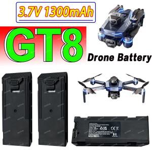 GT8 스크린 드론 4K 전문 RC 쿼드 콥터 교체 액세서리 부품  배터리 3.7V 1300MAh