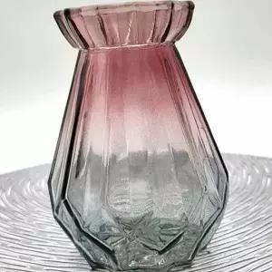 미니꽃병 북유럽 식 화병 레드그레이 크리스탈