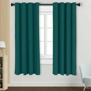 데이나잇 가림막 암막커튼 2장세트 그린 작은 창문 창