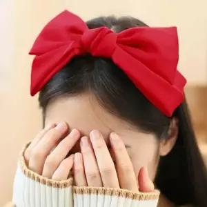 헤어밴드 새틴 왕 리본 예쁜 머리띠 엔젤슈슈 패션 데