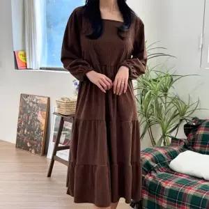 빅사이즈 512 티어드사각카라원피스 DYPV837