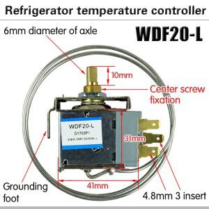 WDF20-L 냉장고 냉동고 온도 조절 스위치 250V 가정용 금속