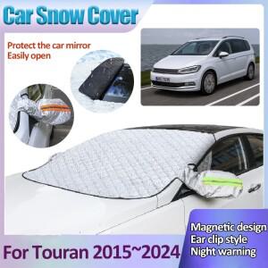 폭스바겐 VW 투란 5T 2015 ~ 2024 용 마그네틱 눈 가리개 태양 쉐이드 야외 앞 유리 코트 자동차 액세서리