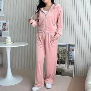 여자 4컬러 소프트 집업 크롭 후드집업 트레이닝세트 (WFG04WX)