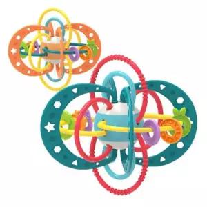 [하늘썬별] 우주선 소프트 딸랑이 치발기 노리개 손 감각발달 랜덤색상 heanhe0104