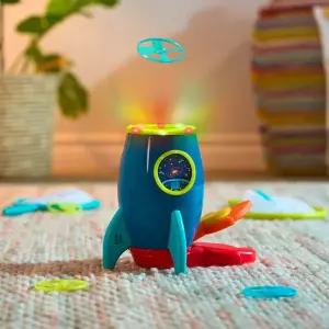 [브랜드B] 불빛 로켓 디스크 캐치 프로펠라 프로펠러 장난감 발사기 날리기 비행접시