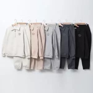 [다잇템] 여성 카라 세트 맨투맨 하프집업 FW 조거 기모바지_23961520_588872