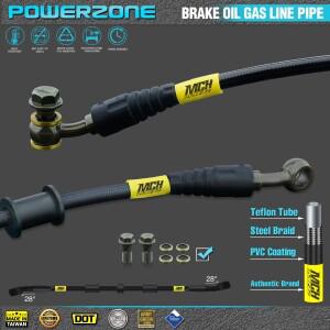 바이크 오토바이  자전거 땋은 강철 유압  브레이크 라인 클러치 오일 호스 튜브 500 ~ 2400mm Universal F