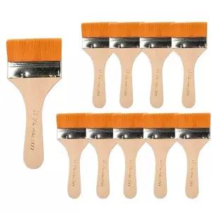 고품질 페인트부자재 페인트붓 평붓 젯소붓 JAP7 11호 10개 페인트칠 (WFFZKCP)