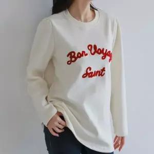 [하프클럽/]빅사이즈 512 세인트자수퍼프티셔츠 DWBV838