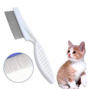 고양이와 개를 위한 다기능 애완동물 미용 빗 | 미세한 치아 얼굴 빗 청소용 브러시 밀도가 가진 벼룩 제