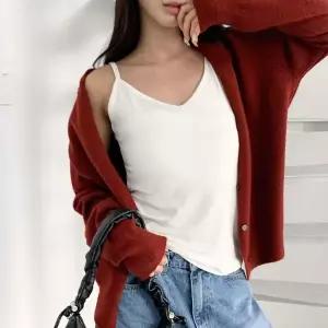 [신세계라이브쇼핑][옷자락] 여자 기본 이너 브이넥 민소매 끈 나시