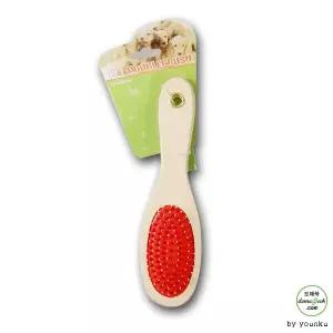 우드 양면 강아지빗 애견 태극 브러시 개빗 양면개빗