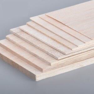 합판 경량 공예 보드 모델 건축 수공예 교육용 DIY 액세서리 발사 우드 칩 330x100mm