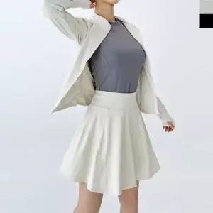 하이웨스트 A라인 데님 스커트